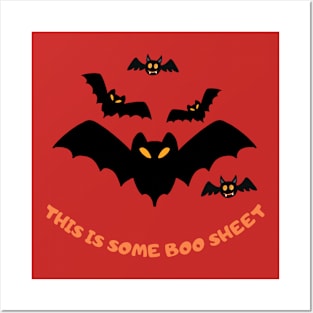 this is some boo sheet halloween Posters and Art